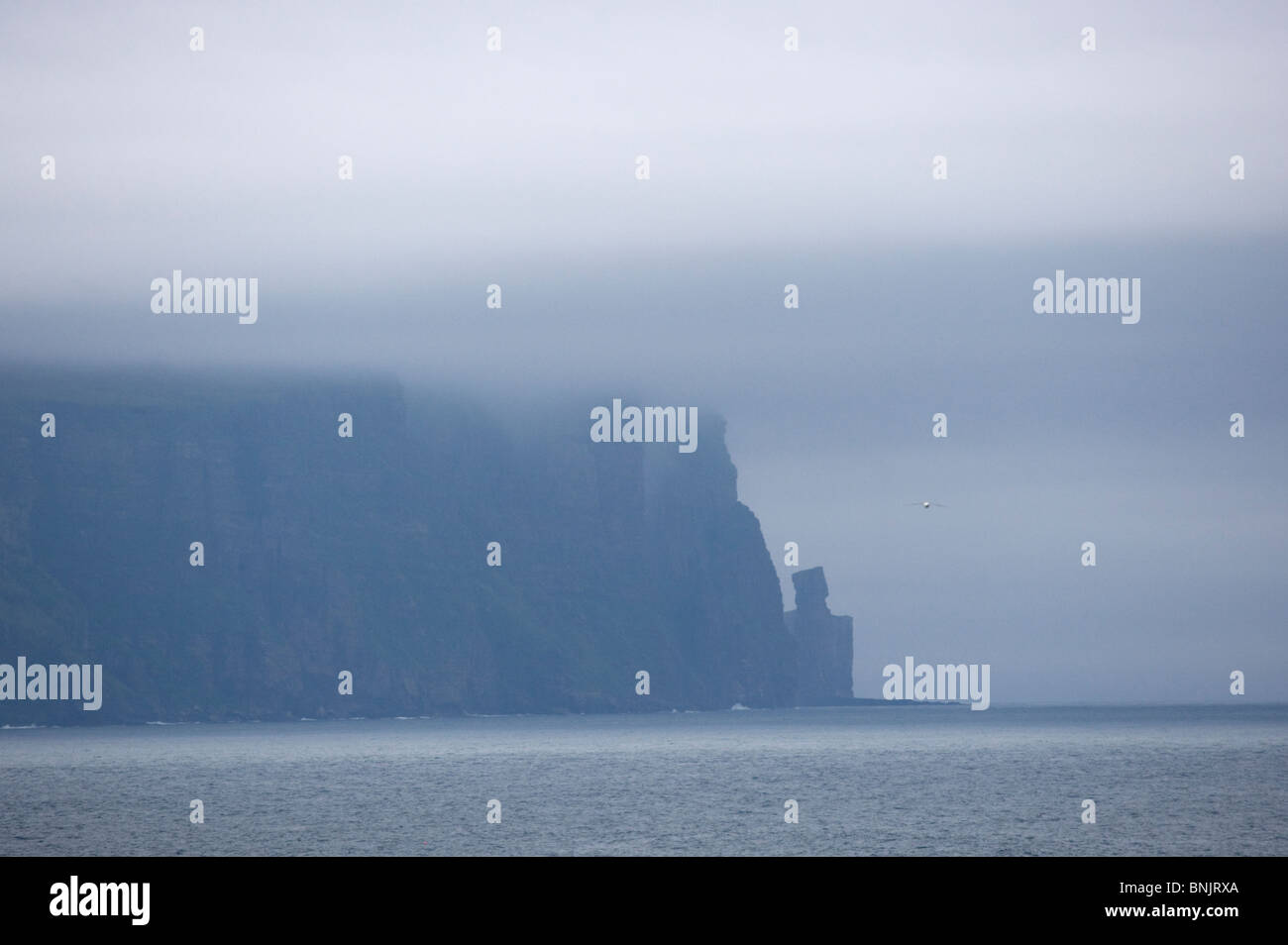 Old Man of Hoy from Yesnaby Cliffs Mainland Orkney LA005163 Stock Photo