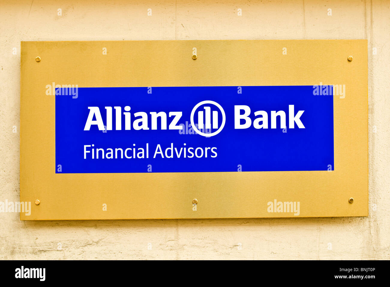 Allianz Bank Milan Italy Stock Photo 30532118 Alamy