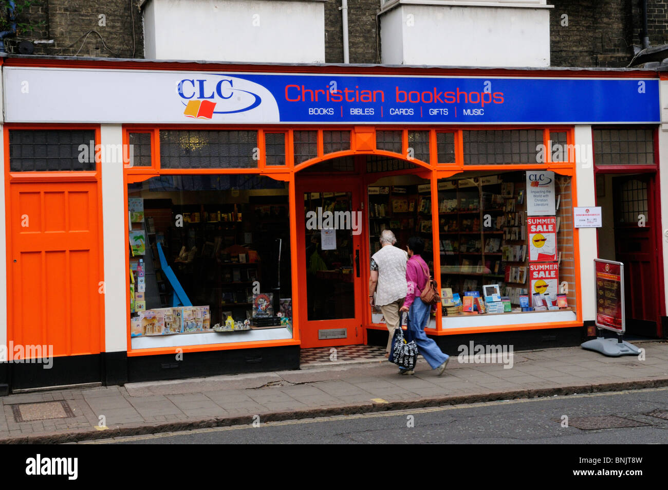 CLC Christian bookshops, Regent Street, Cambridge, England, UK Stock Photo