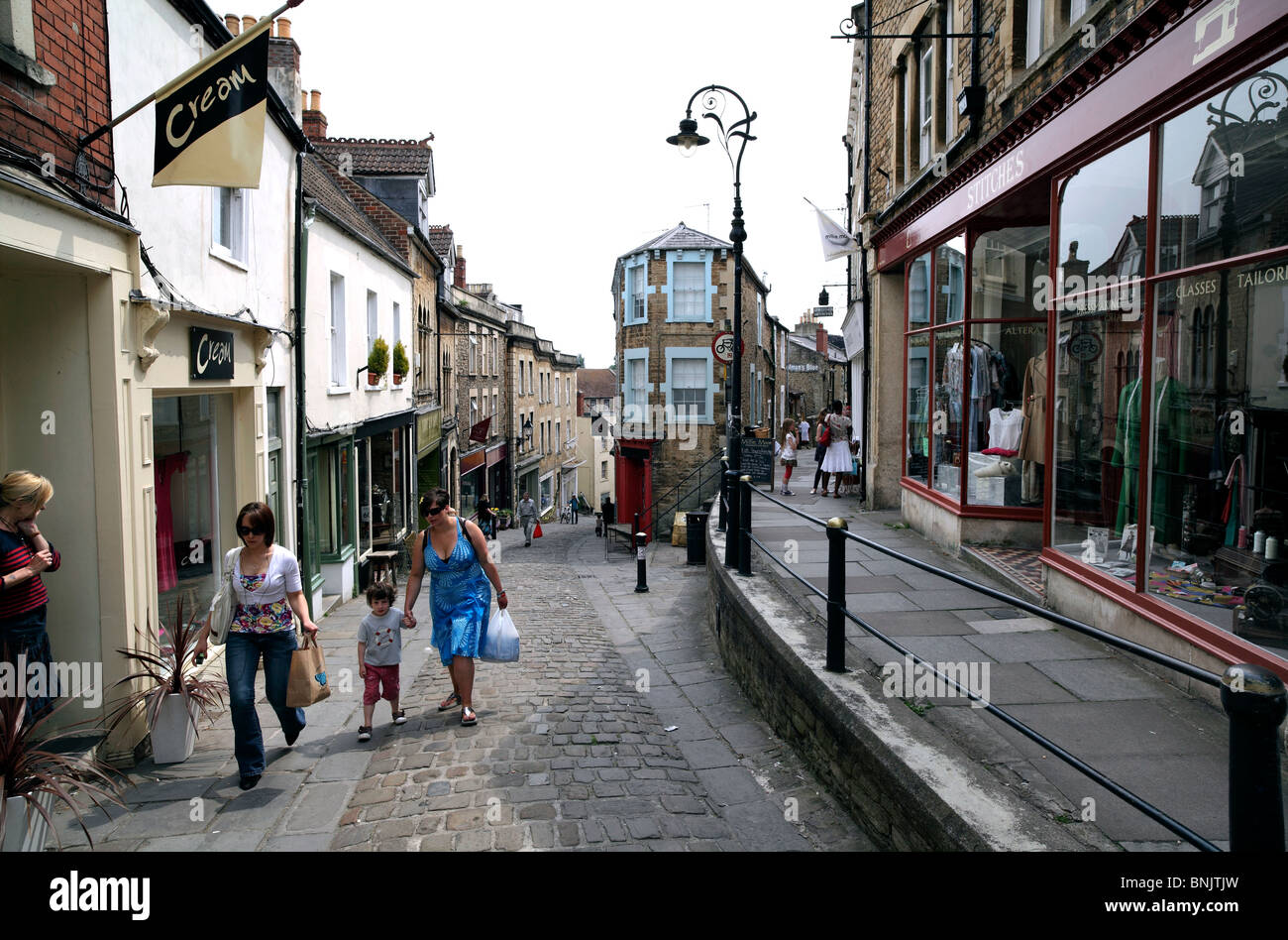 Catherine Hill, Frome, Somerset Stock Photo