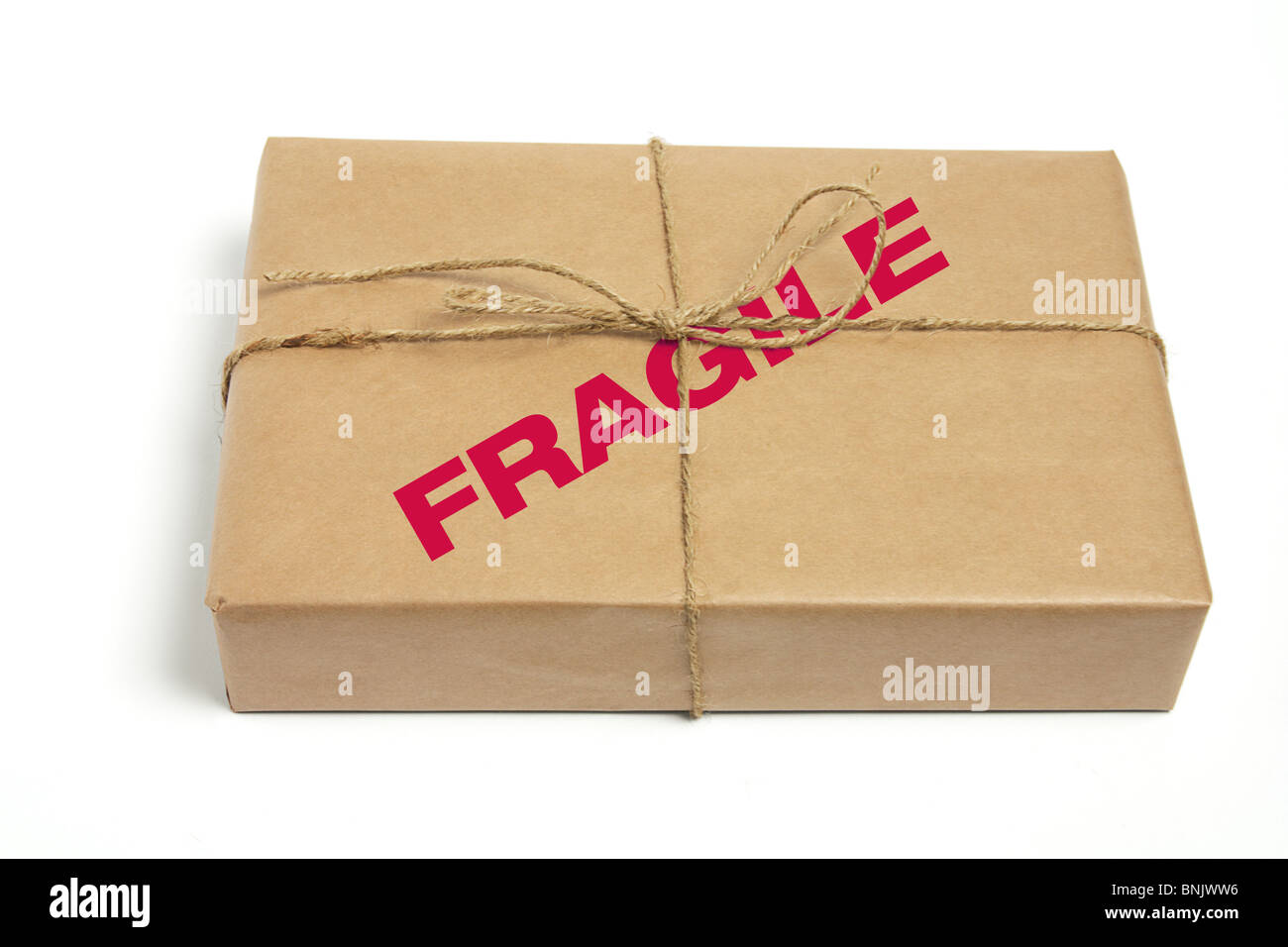 Brown Parcel Stock Photo