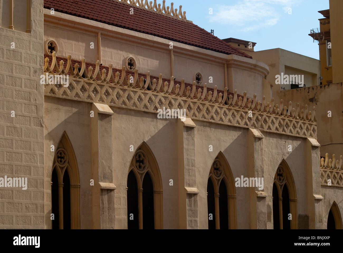 'Parroquia Castrense de Melilla' (Military Parish Church of Melilla), Melilla, Spain, Europe. Stock Photo