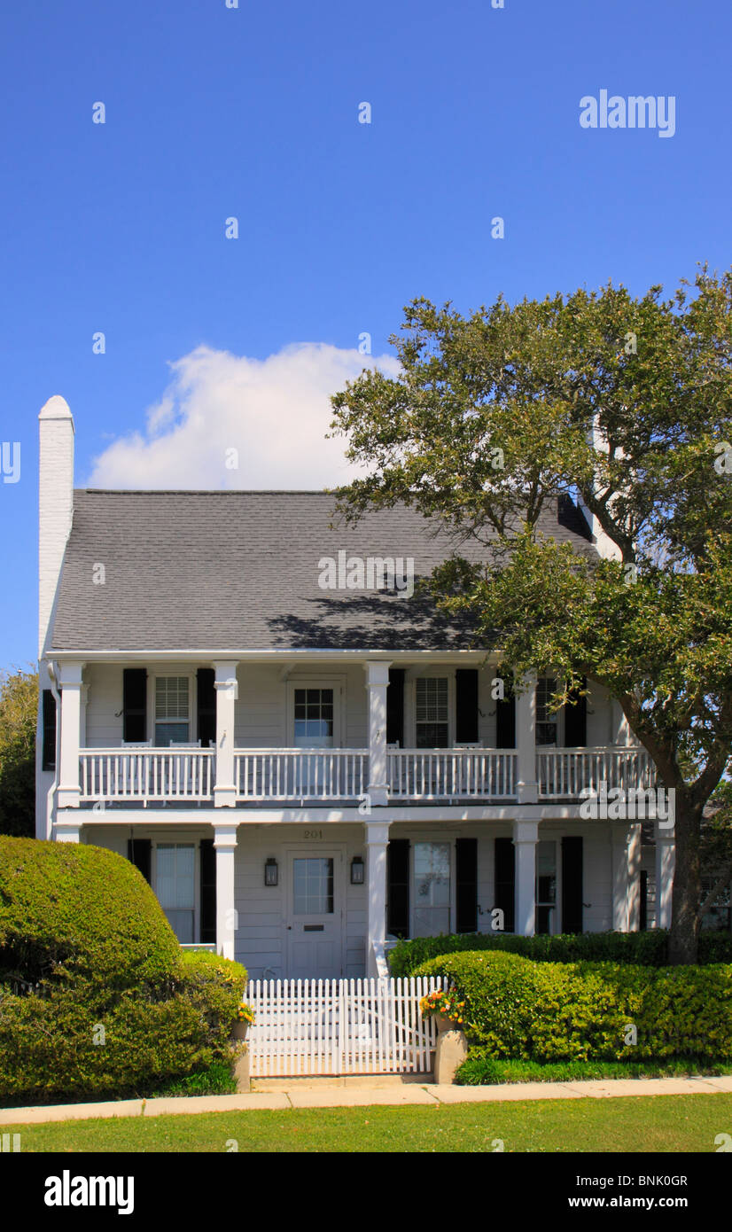 Historic House in Beaufort, North Carolina, USA Stock Photo Alamy