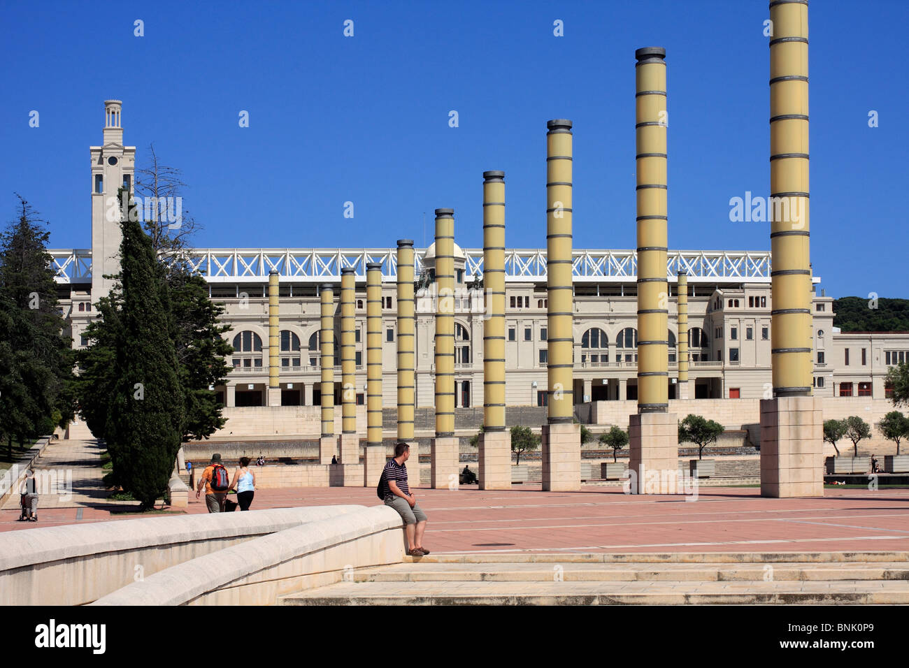 The Anella Olímpica is the Olympic Park located on the hill of Montjuïc