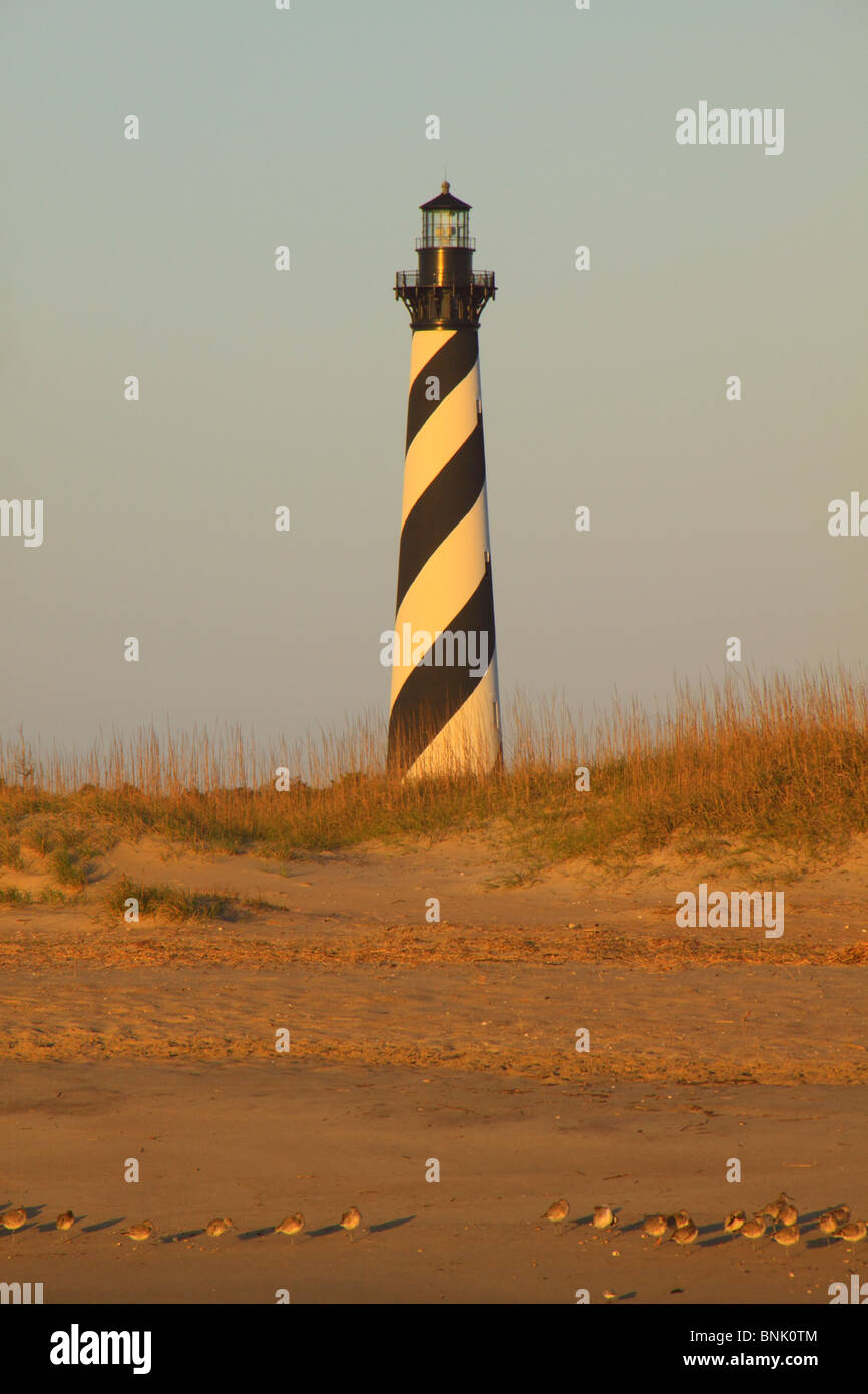 Cape Hatteras Lighthouse At Sunrise Cape Hatteras National Seashore 