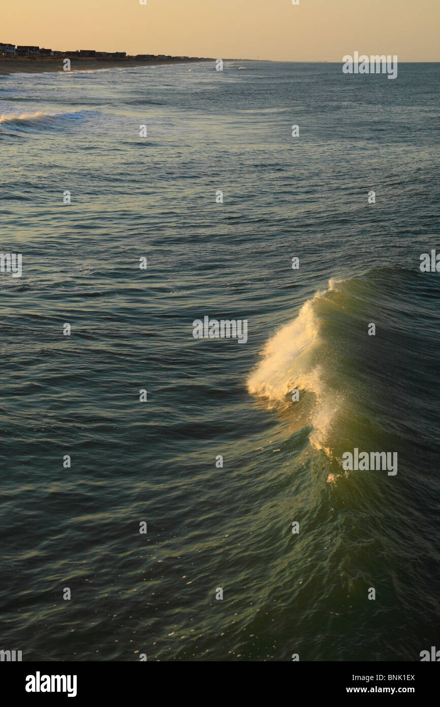Ocean waves, Kitty Hawk, North Carolina, USA Stock Photo Alamy