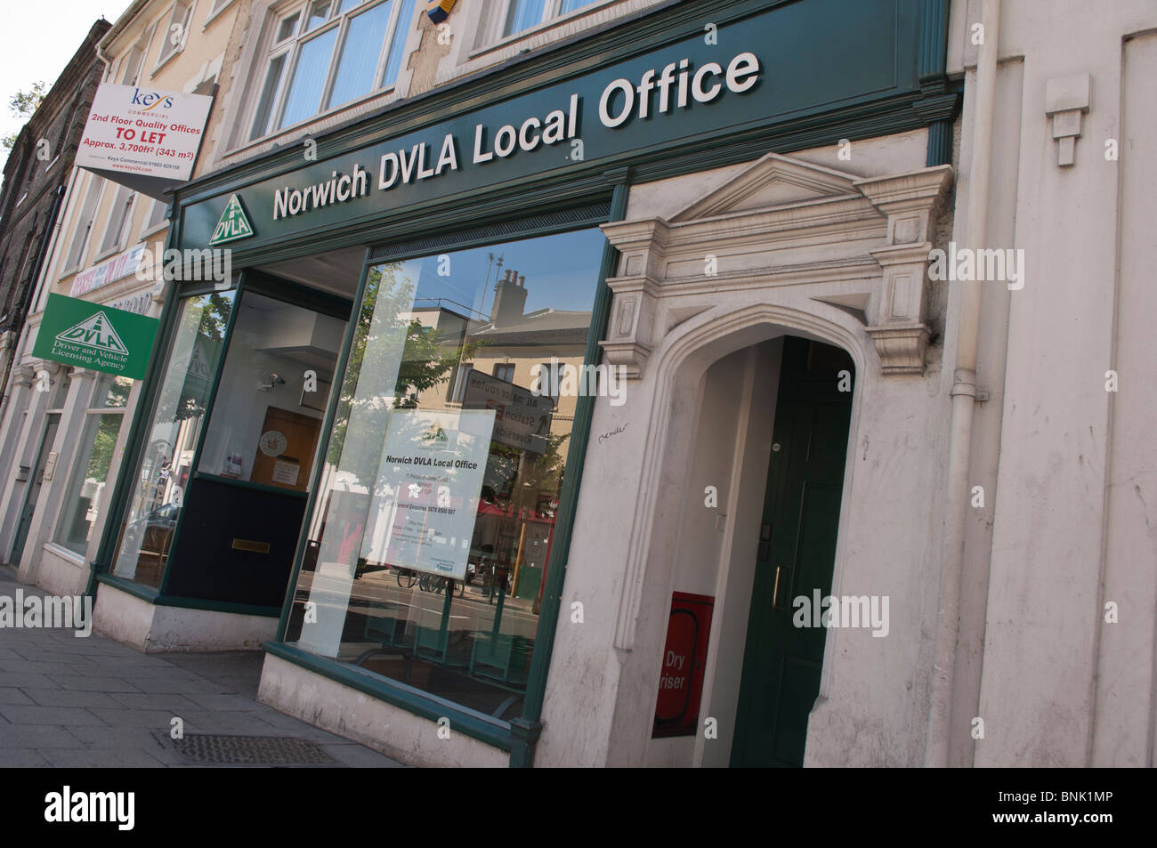 Norwich dvla local office offices hires stock photography and images