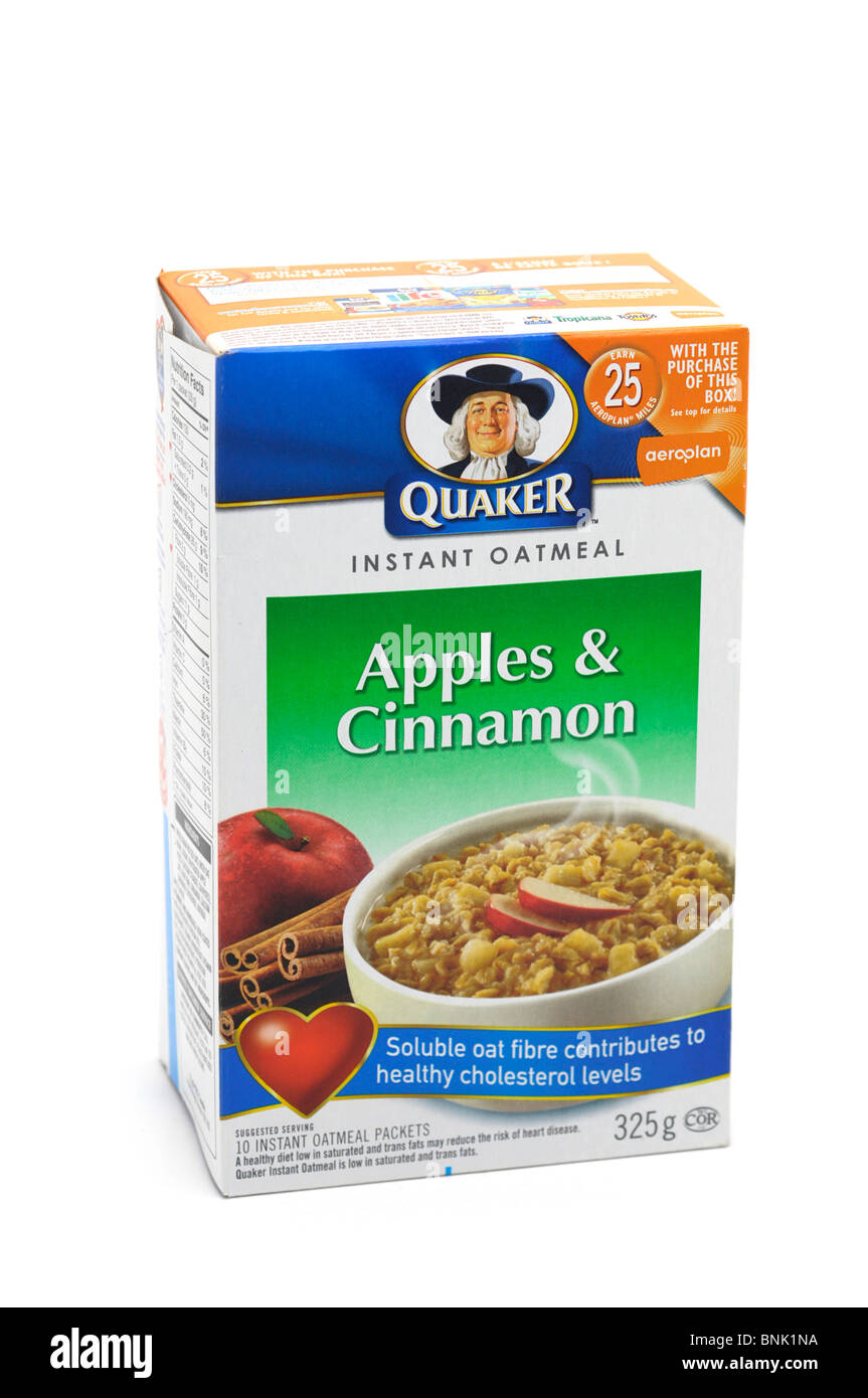 Instant Oatmeal Stock Photo