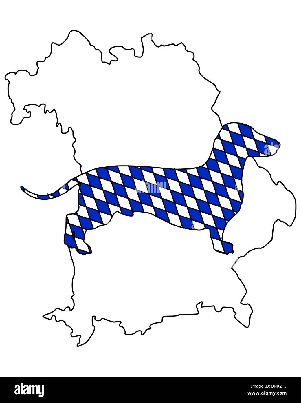 Bavarian badger Stock Photo
