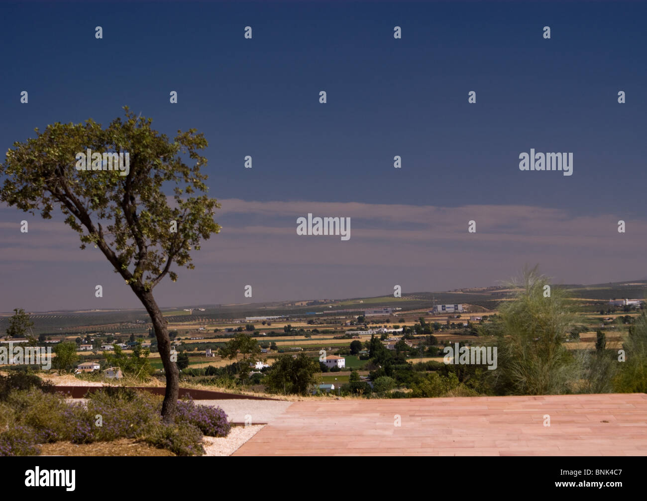 VIEWS OF THE DOLMENS ANCIENT BURIAL GROUND ANTEQUERA ANDALUCIA SPAIN Stock Photo
