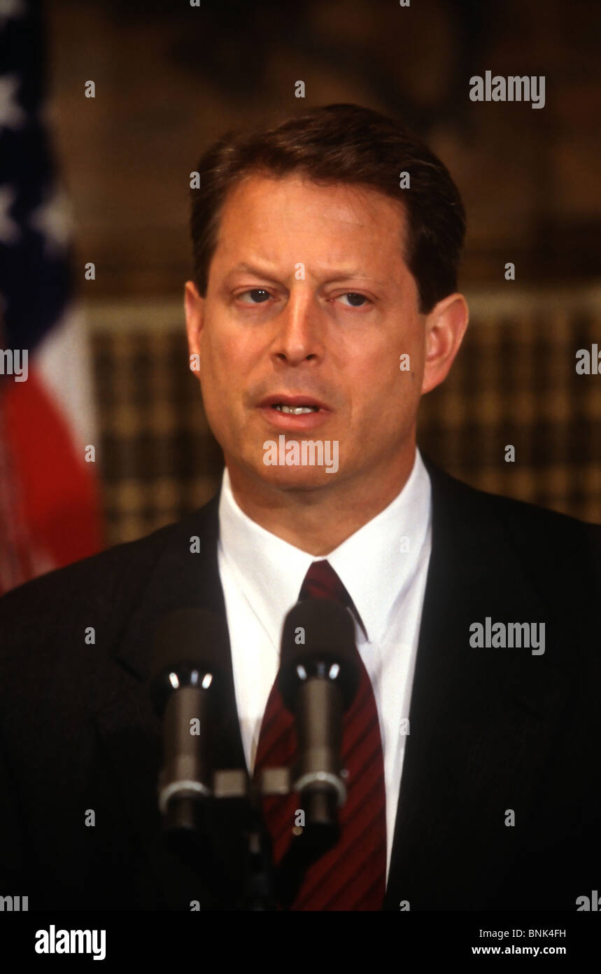 Us Vice President Al Gore During A White House Event April 1 1997 In Washington Dc Stock Photo Alamy<script async src=