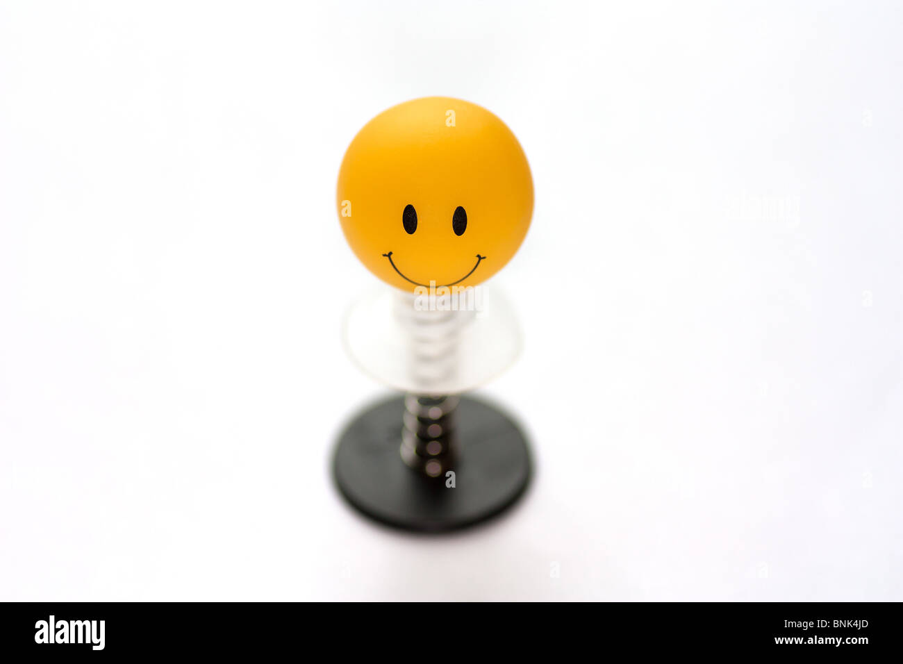Smiley face against a white background Stock Photo