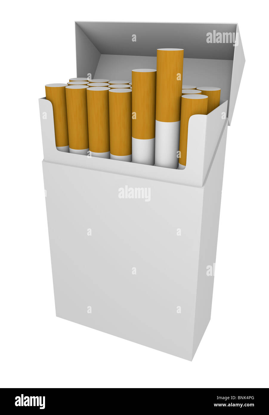 Packet of cigarettes Stock Photo Alamy