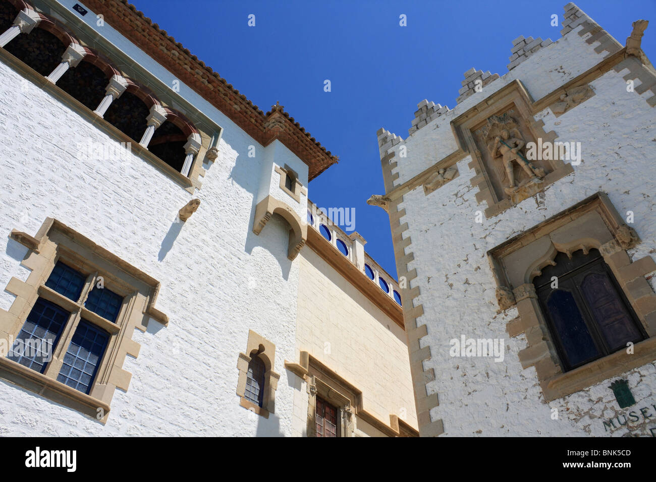 The Mediterranean seaside resort of Sitges, Catalonia, Spain Stock Photo