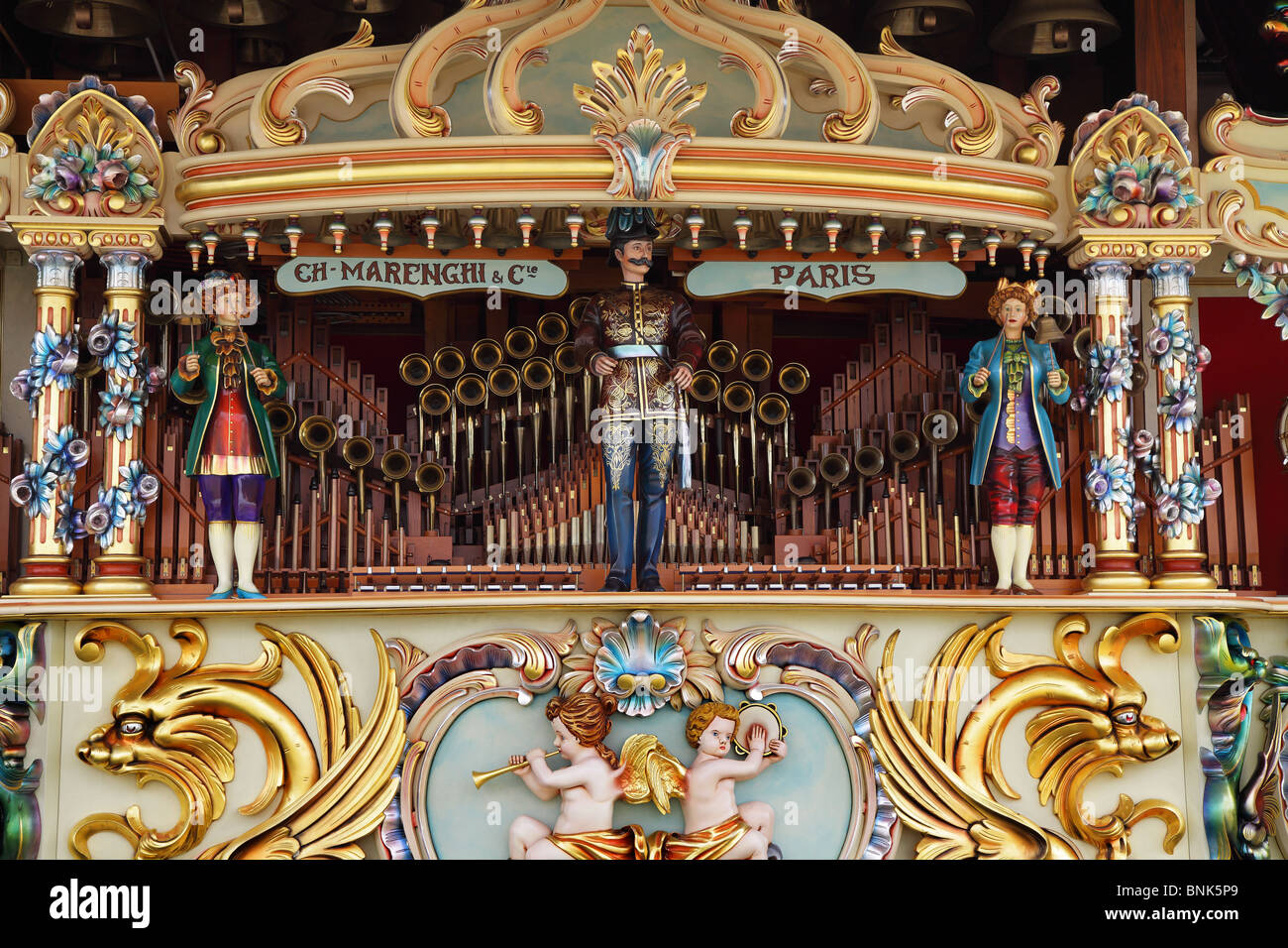 STEAM-DRIVEN FAIRGROUND ORGAN Stock Photo - Alamy