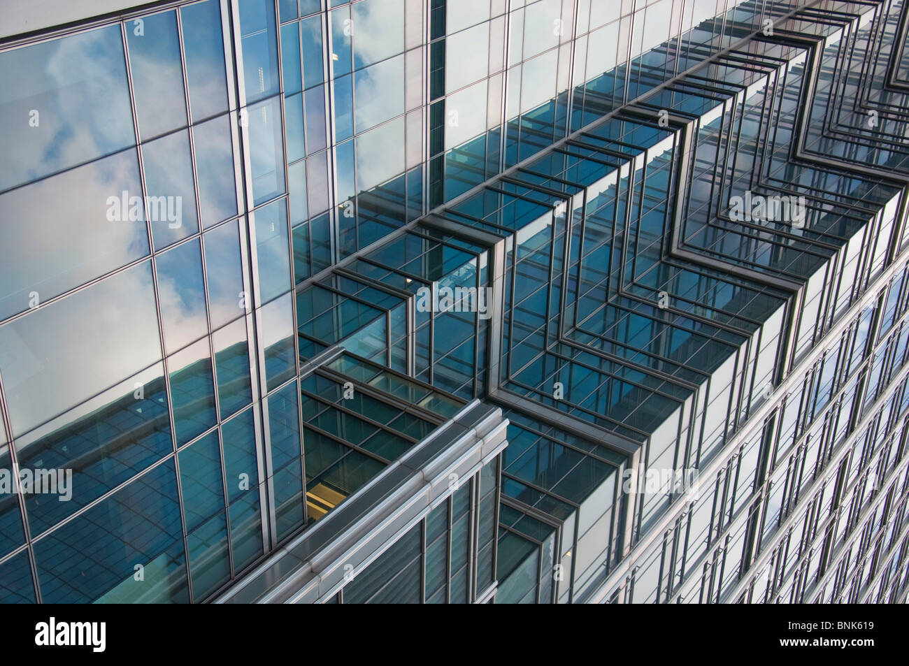 City of London office buildings at Canary Wharf Stock Photo - Alamy