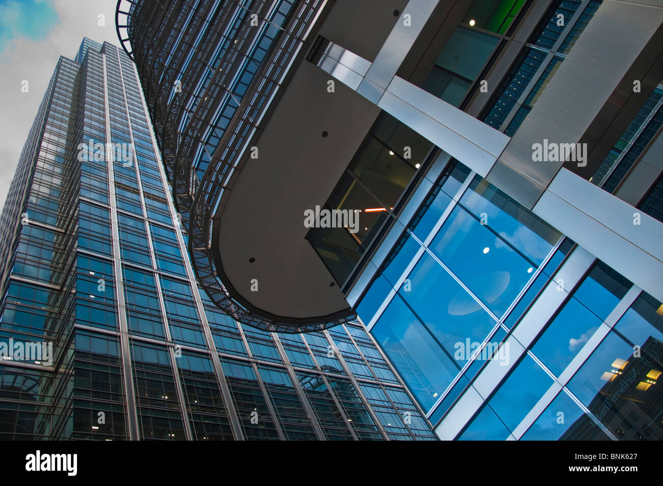 City of London office buildings at Canary Wharf Stock Photo - Alamy