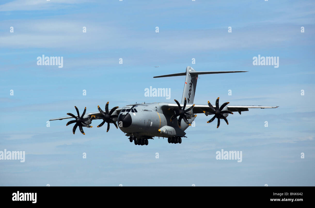 An Airbus A400M military airplane Stock Photo