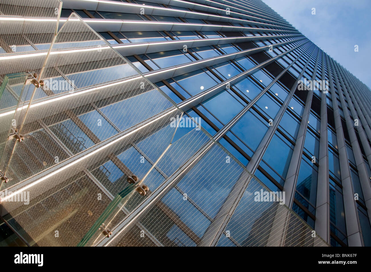 City of London office buildings at Canary Wharf Stock Photo - Alamy