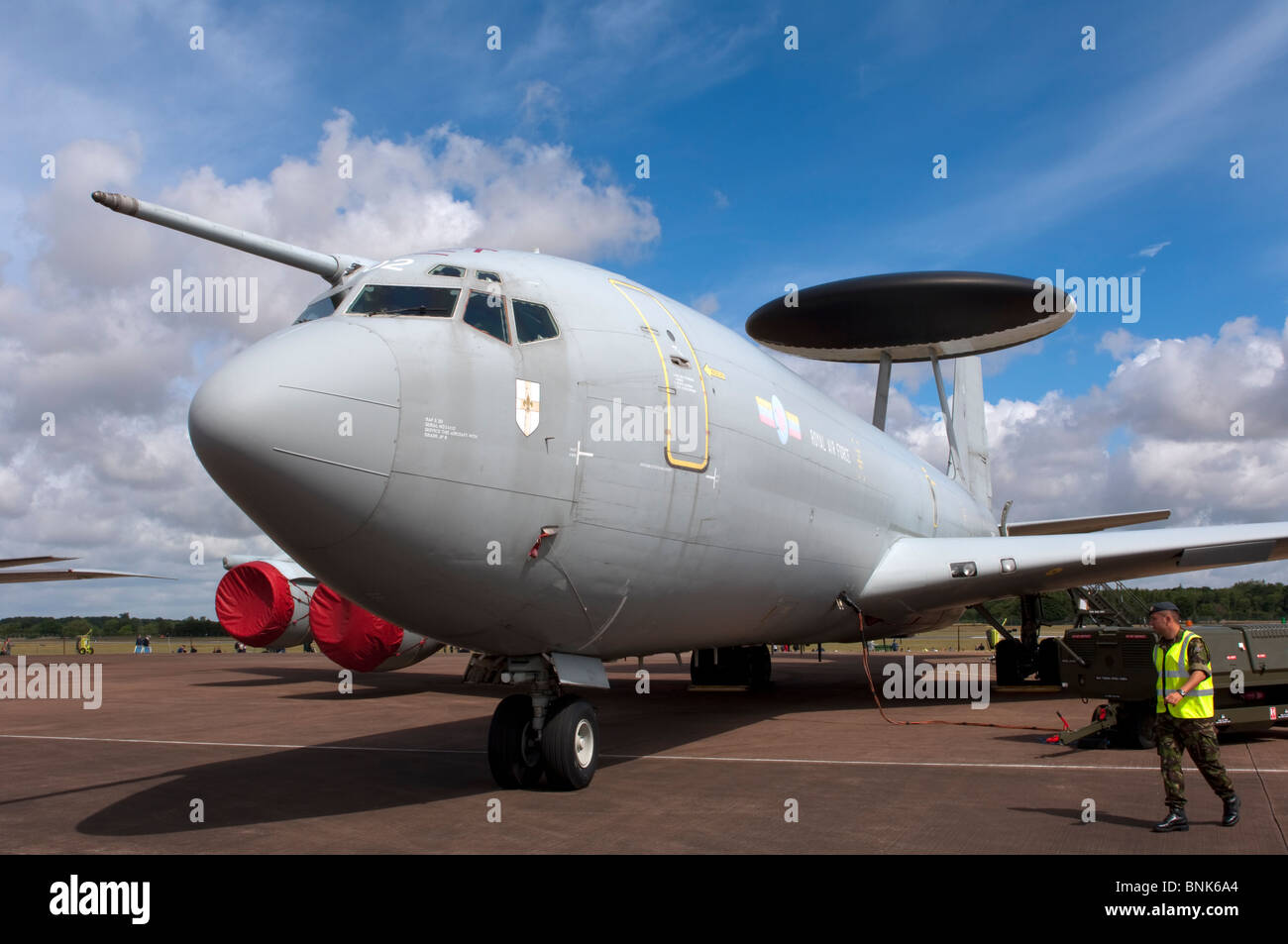 Raf E 3d Sentry Aew1 No 8 Squadron Awacs Aircraft Stock Photo Alamy