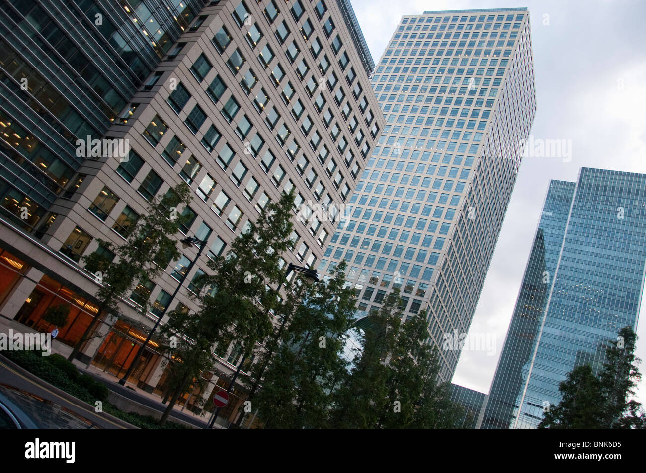 City of London office buildings at Canary Wharf Stock Photo - Alamy