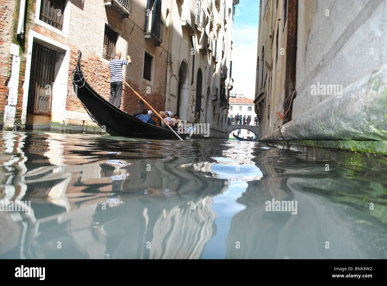 Gondola and canal, Venice, Italy Stock Photo - Alamy