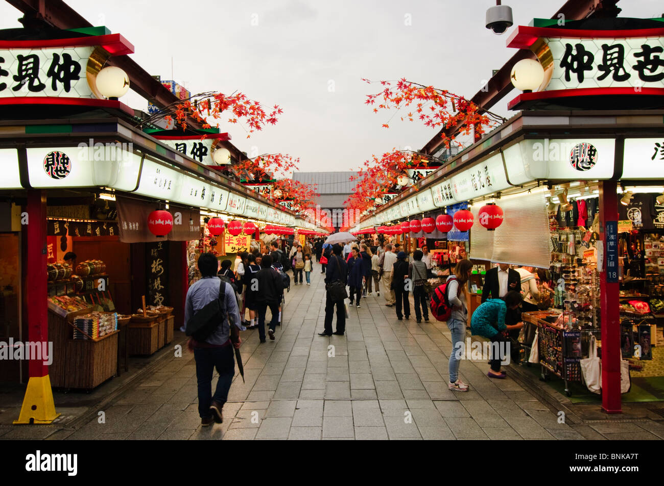 Nakamise-dori, Asakusa, Tokyo, Kanto Region, Honshu Island, Japan Stock ...