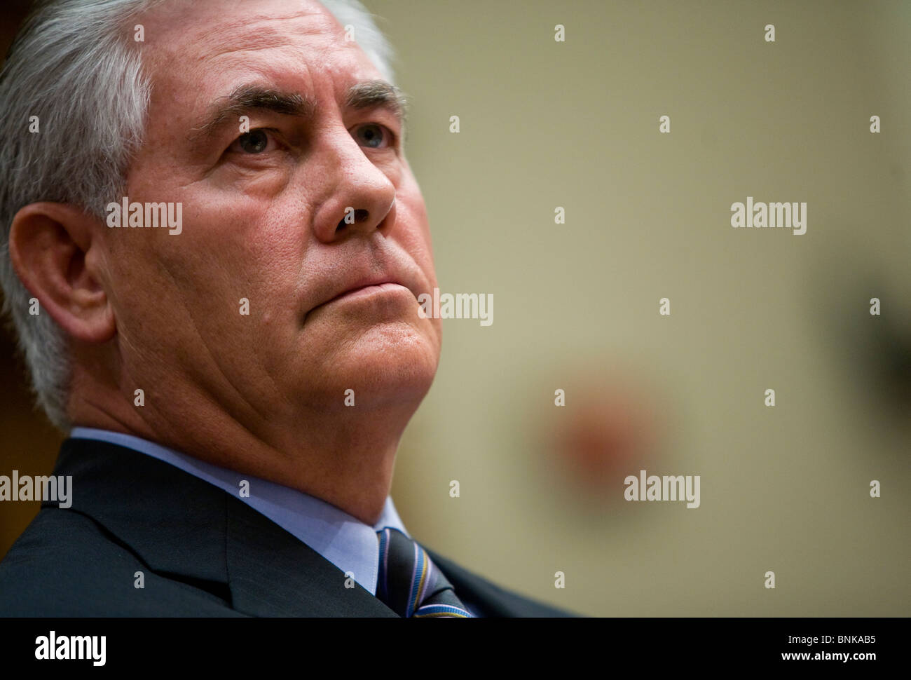 Rex Tillerson, chairman and CEO of ExxonMobil. Stock Photo