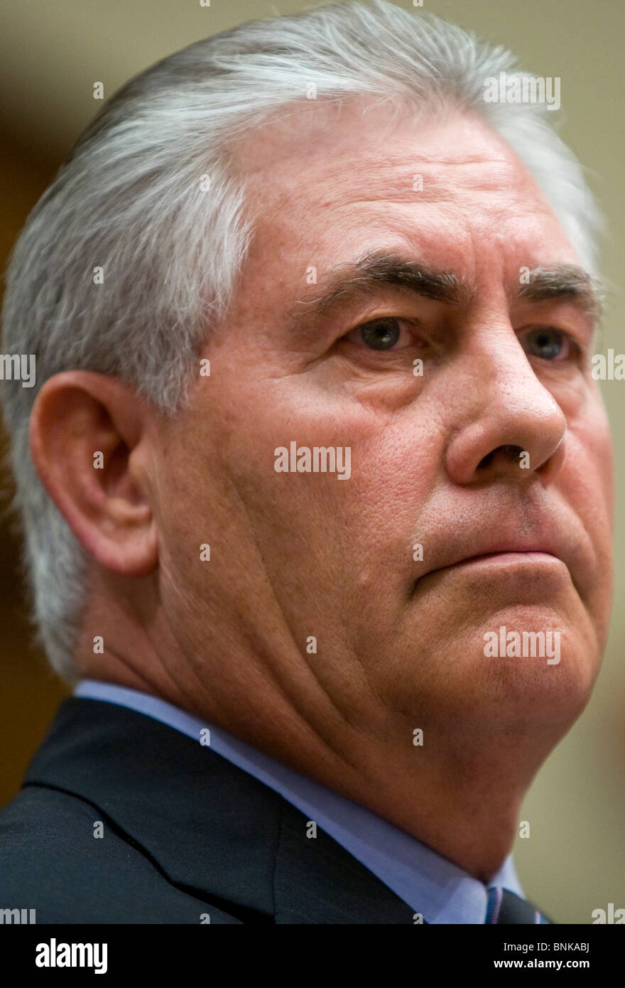 Rex Tillerson, chairman and CEO of ExxonMobil.  Stock Photo