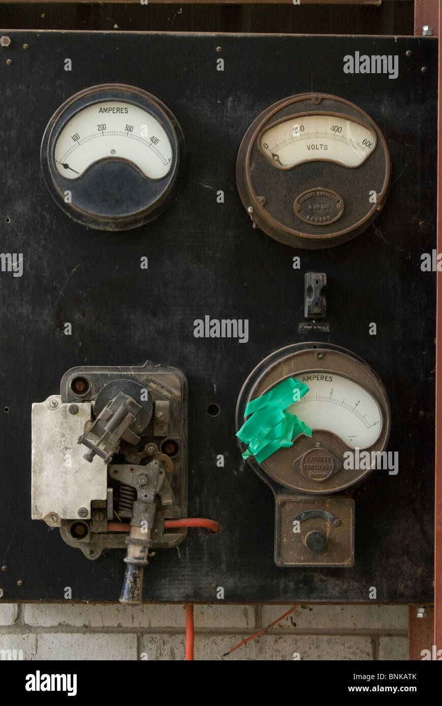 Electric meters, Wellington Tramway Museum, Paekakariki, Kapiti, New