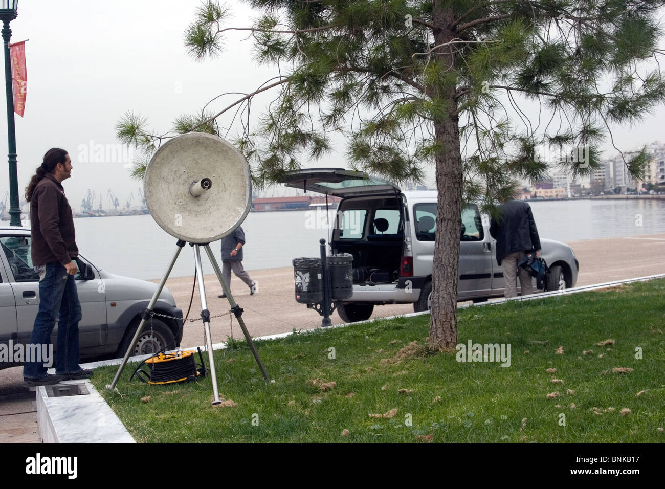 Live broadcast antenna broadcast television thessaloniki tv hires