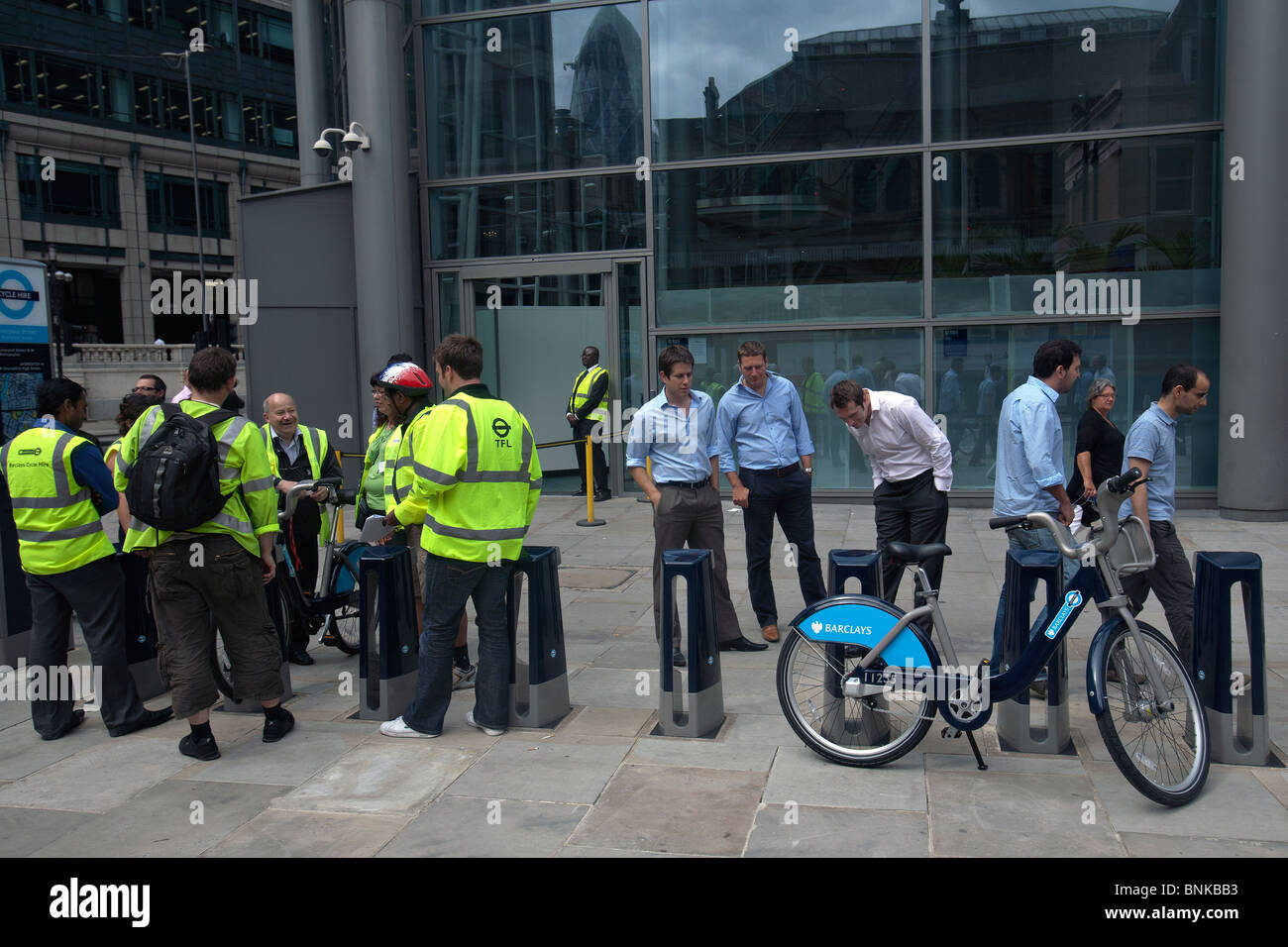 cycle scheme in london Stock Photo