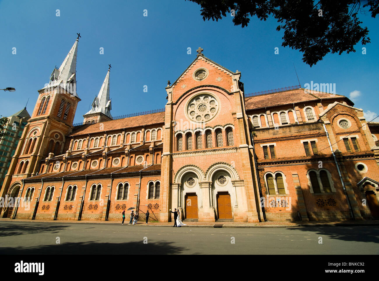 Notre Dame Cathedral in Saigon, Vietnam Stock Photo