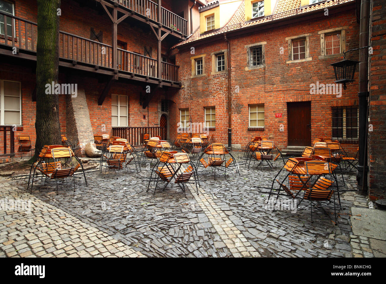Former medieval city jail Wroclaw Poland Stock Photo