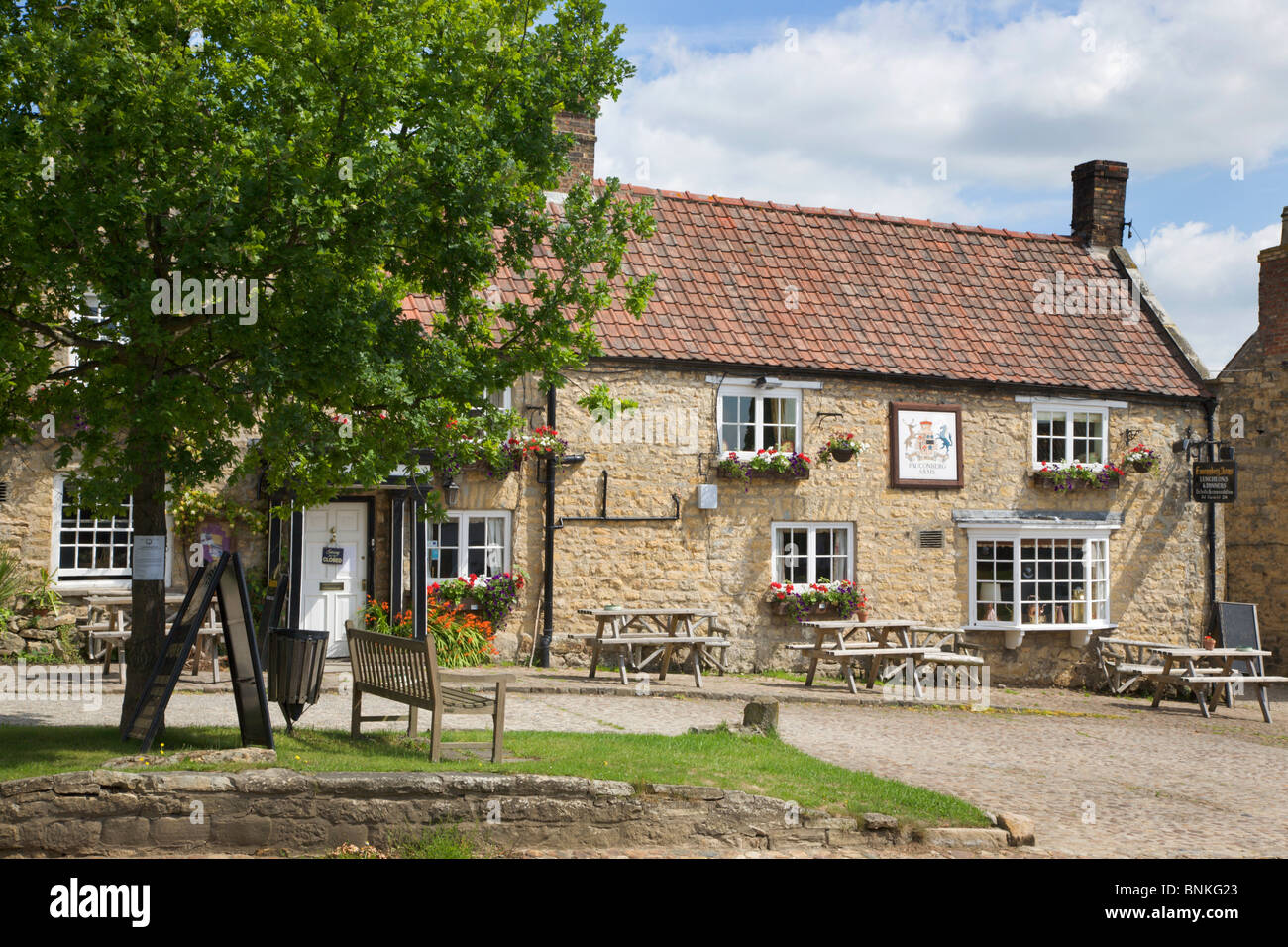 Fauconberg Arms at Coxwold North Yorkshire England Stock Photo