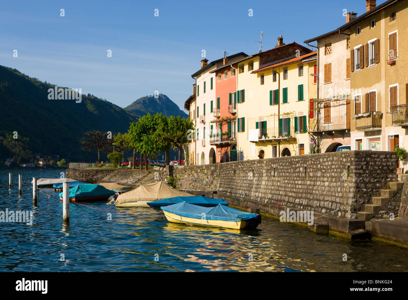 BrusinoArsizio Switzerland canton Ticino lake Lago di Lugano Lake of