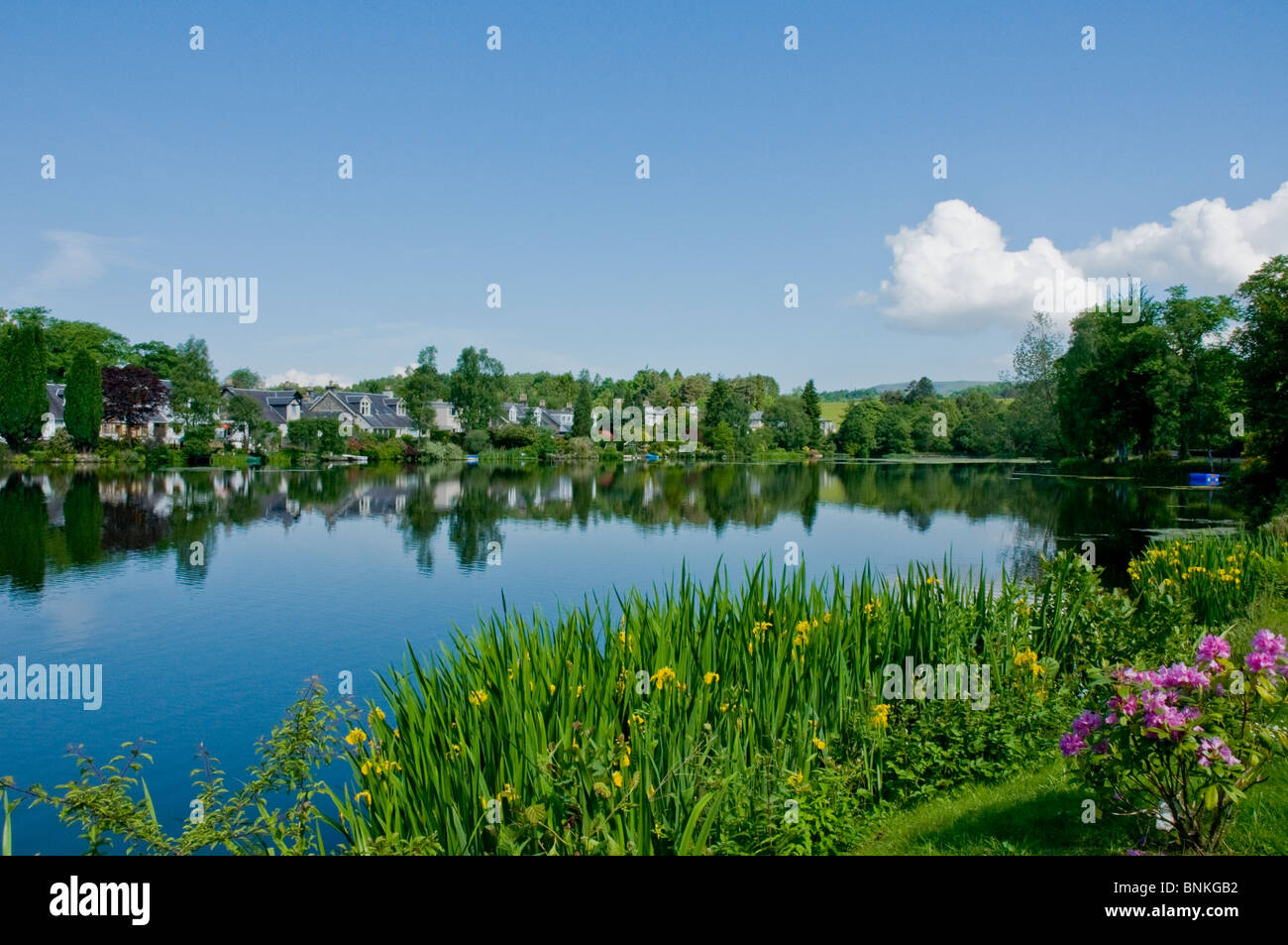 Tannoch Loch Milngavie East Dunbartonshire Scotland Stock Photo Alamy