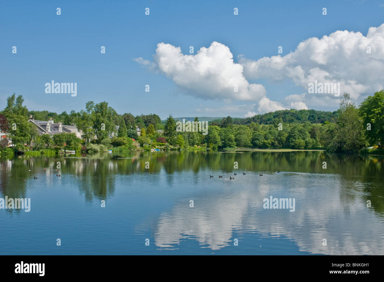 Tannoch Loch Milngavie East Dunbartonshire Scotland Stock Photo Alamy
