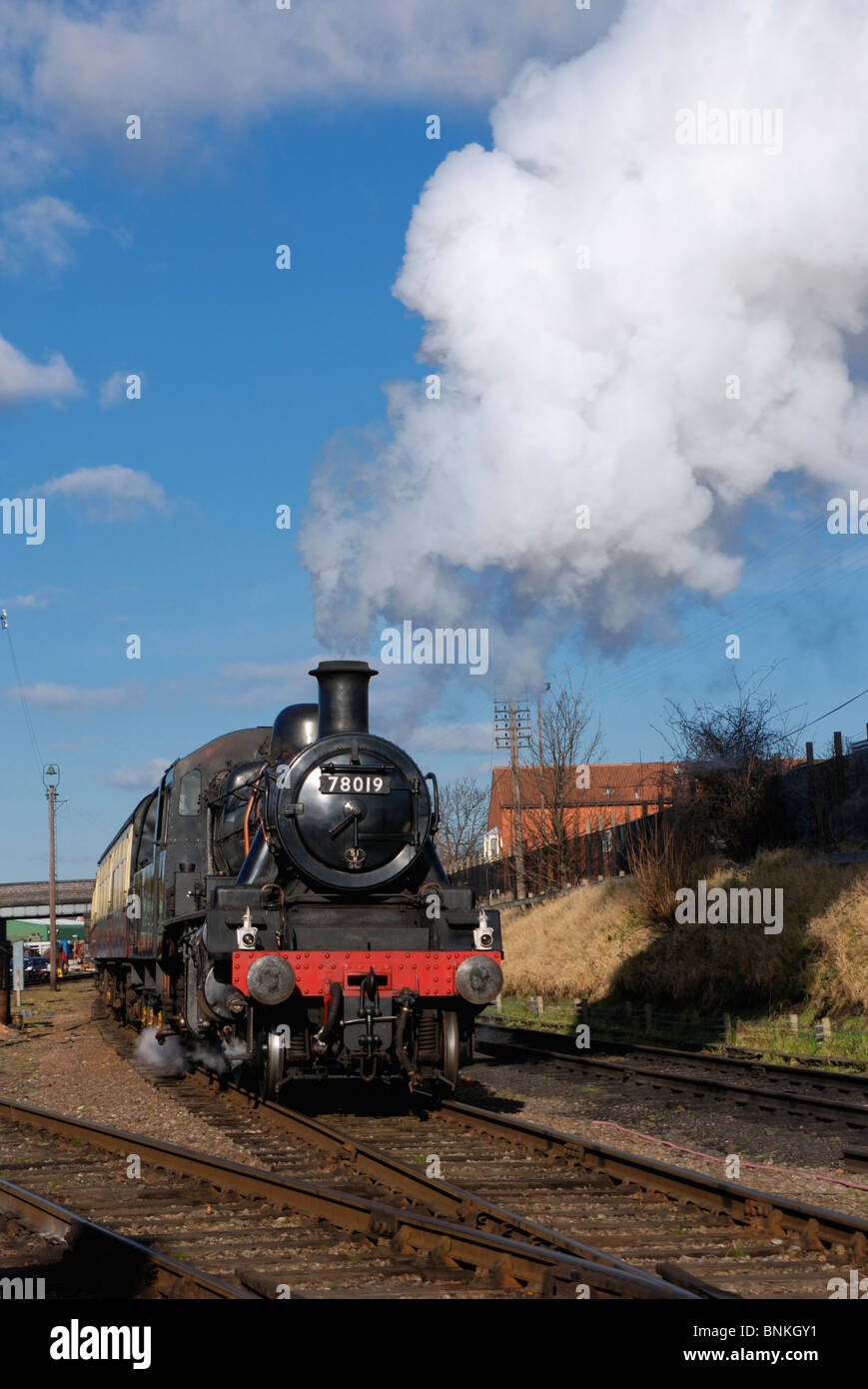 78019 steam at great central railway Loughborough