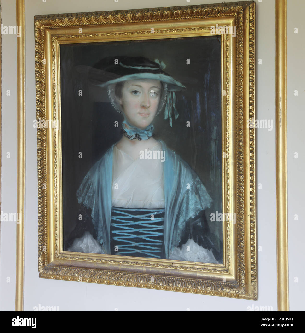 Portrait of Lady Ann Dawson, Howth Castle, Ireland Stock Photo