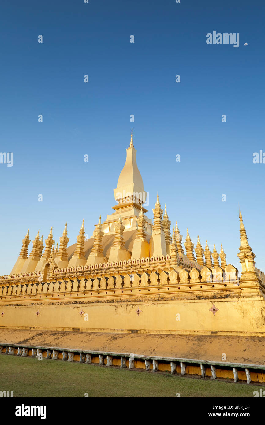 Pha Tat Luang (Pha That Luang), Vientiane, Laos Stock Photo