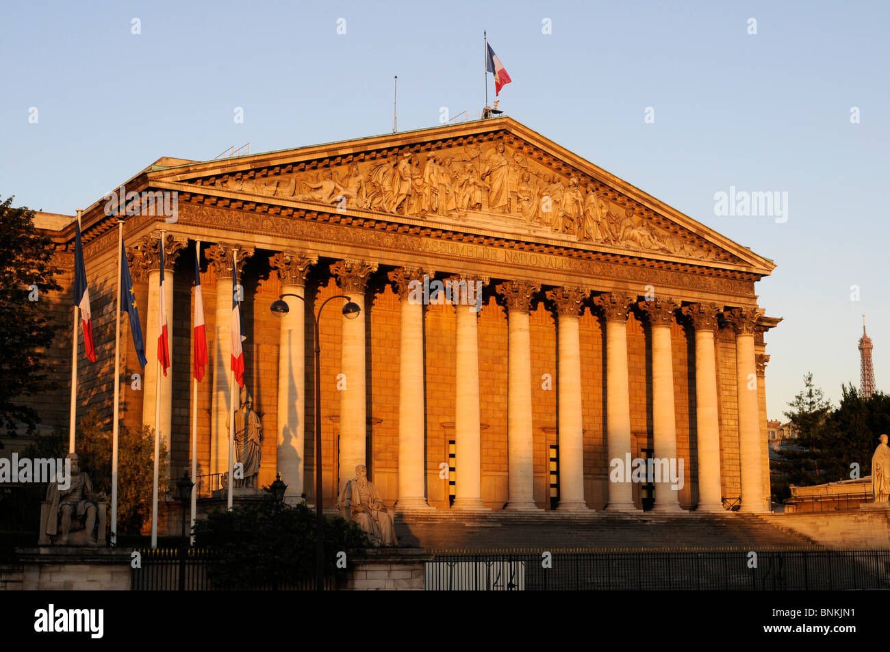 The French national assembly in Paris, France Stock Photo Alamy