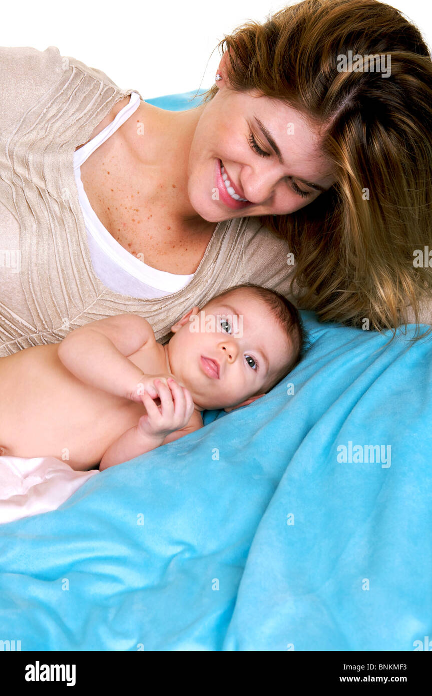 Adorable Mother and Child Stock Photo - Alamy