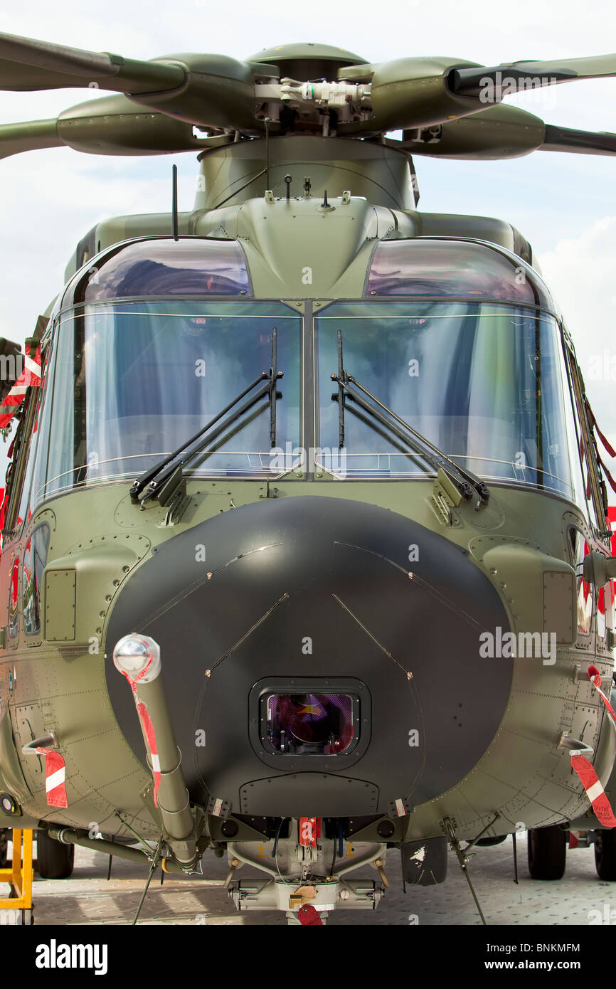 Agusta Westland AW 101 helicopter Stock Photo
