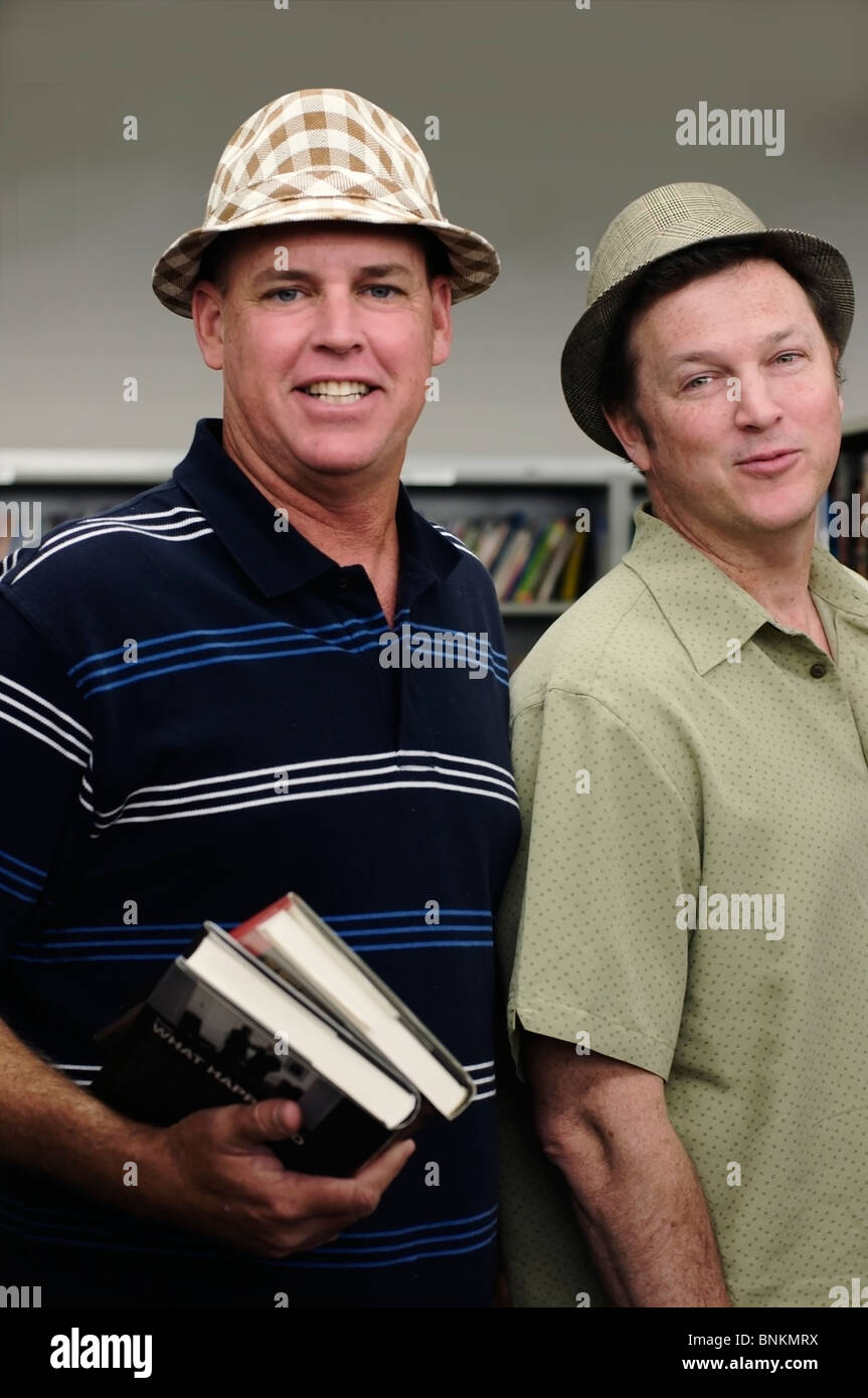 Men wearing hats hi-res stock photography and images - Alamy