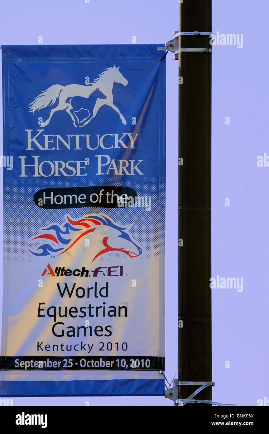 Sign for the Alltech FEI World Equestrian Games at the Kentucky Horse