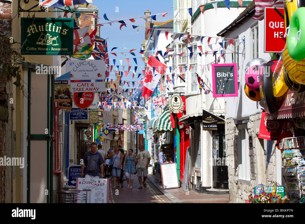 weymouth town centre dorset england uk gb Stock Photo Alamy