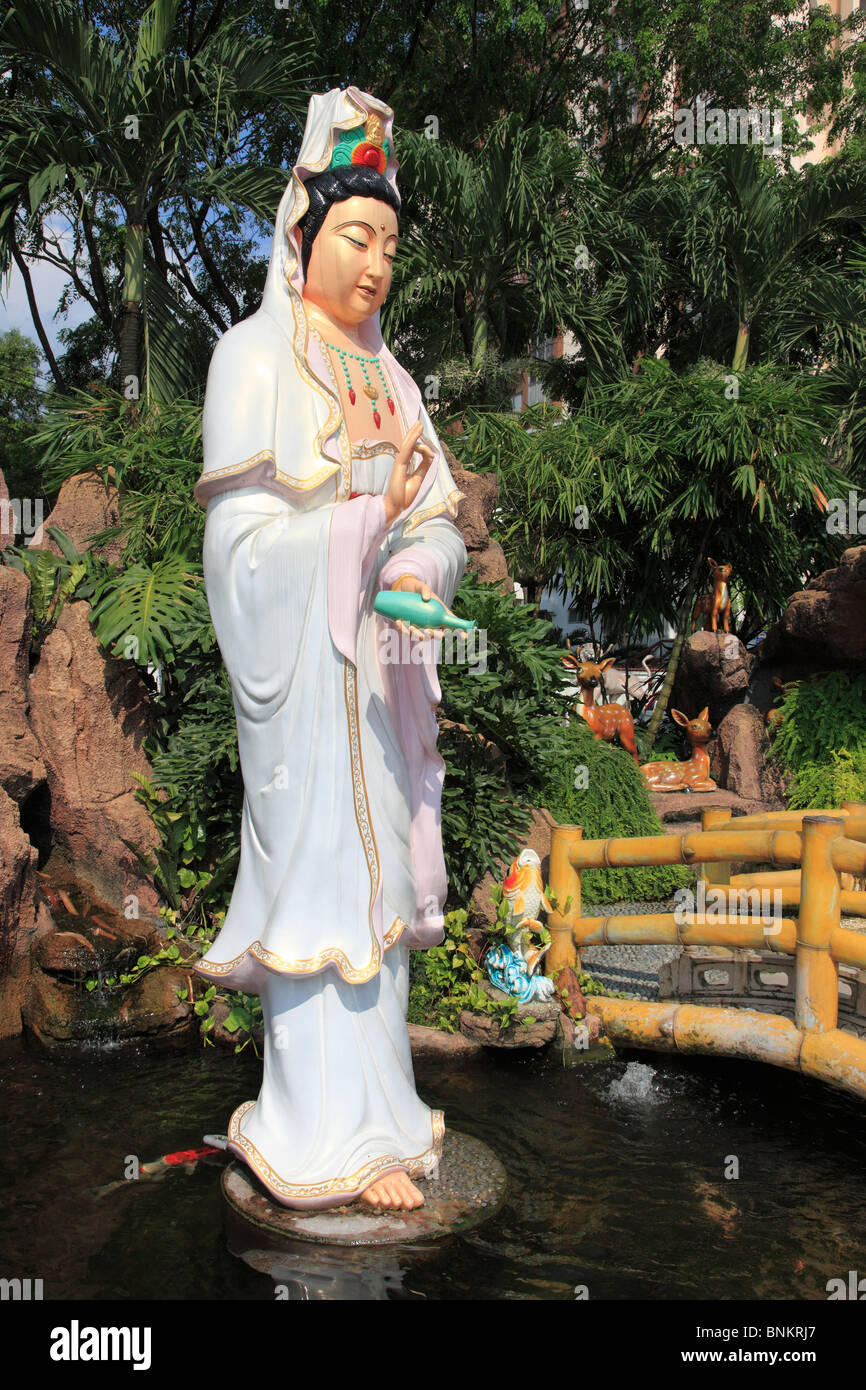 Malaysia, Kuala Lumpur, Thean Hou chinese temple; Goddess of Mercy Guan