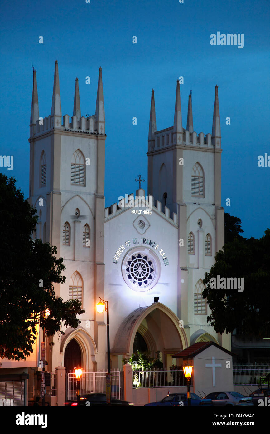 Malaysia, Melaka, Malacca, Church of St Francis Xavier Stock Photo Alamy