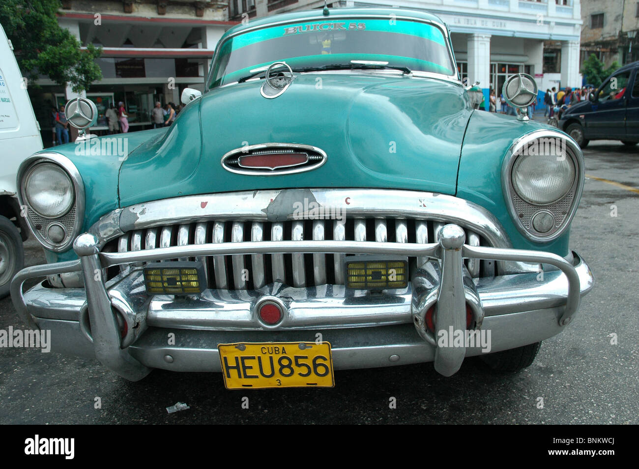 Buick 1955 Classic Car  Havana Cuba Stock Photo